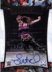 2025 Topps Exalted WWE Lita Elevated Ink Auto Autograph