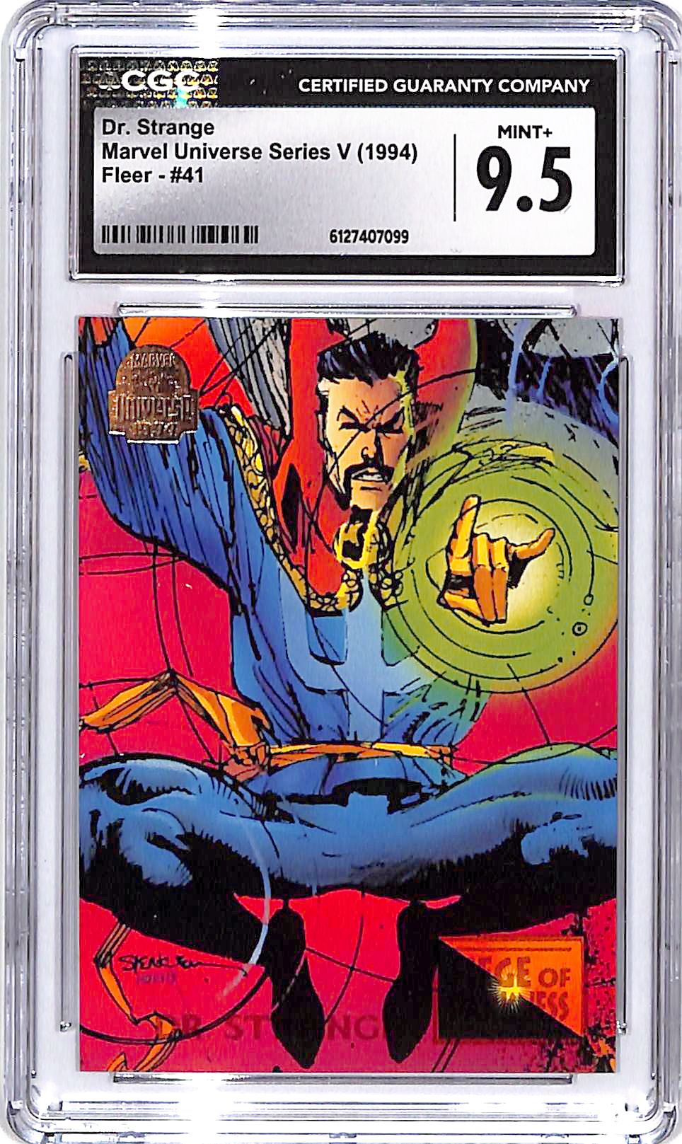 1994 Fleer Marvel Universe Series Dr Strange #41 CGC 9.5