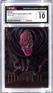 1995 Bishop Fleer Marvel Metal Inaugural Edition #2 CGC Gem Mint 10