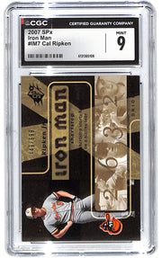2007 Cal Ripken Upper Deck SPx Iron Man #IM7 #449/699 CGC Mint 9
