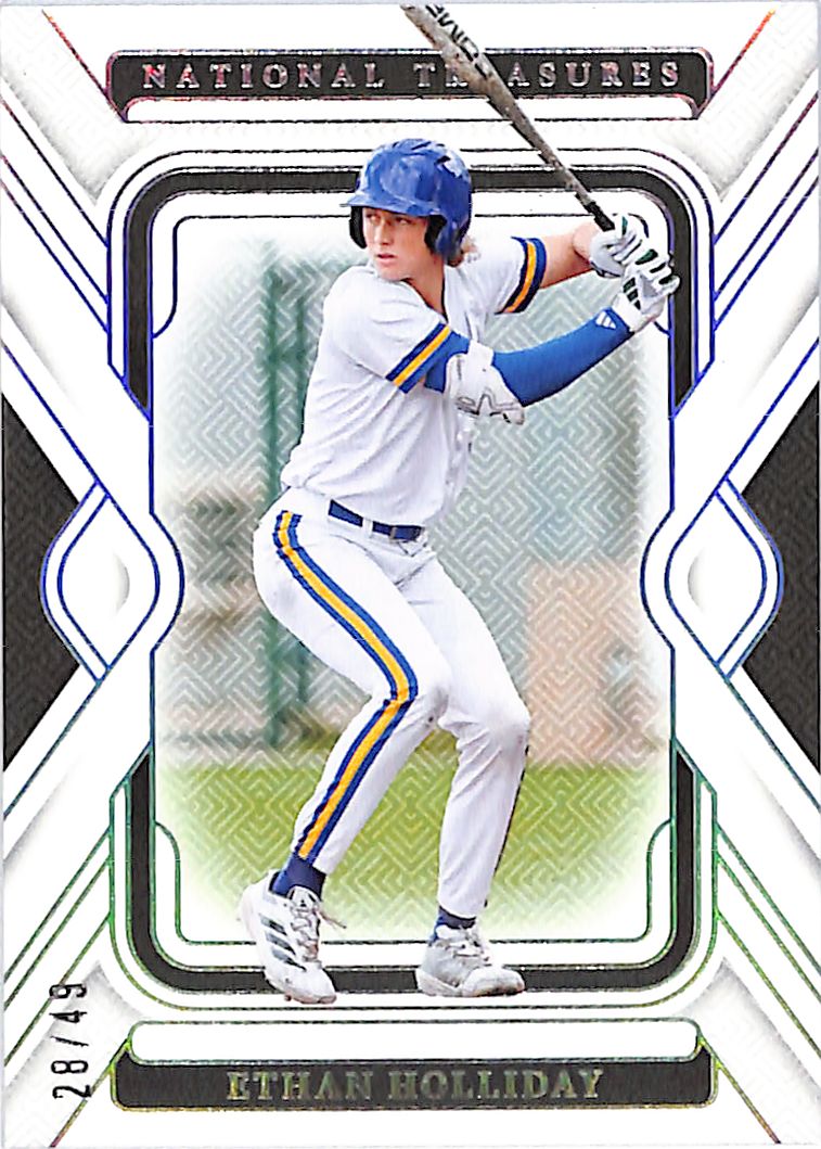 2025 National Treasures Ethan Holliday Rookie RC Silver /49