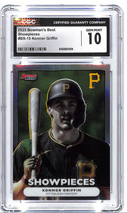 2025 Bowmans Best Konnor Griffin Showpieces Rookie RC CGC 10 Pirates