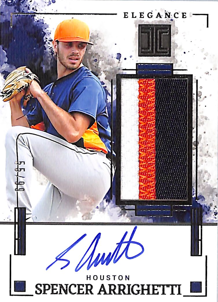 2025 Impeccable Spencer Arrighetti Auto Autograph Rookie RC Patch Jersey /99 Astros RPA
