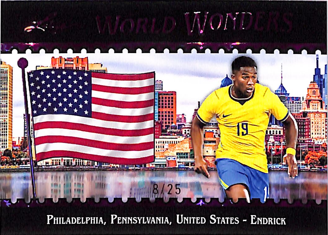 2026 Leaf World Wonders Endrick Pink /25 Brazil
