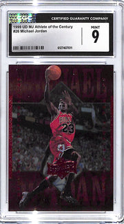 1999 UD MJ Athlete of the Century Michael Jordan #26 CGC 9 Bulls
