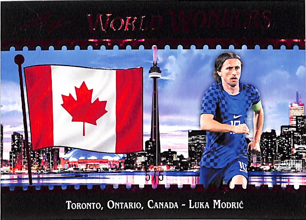 2026 Leaf World Wonders Luka Modric Red /5 Croatia