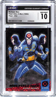 1994 Multiple Man Fleer Ultra X-Men #34 CGC Gem Mint 10