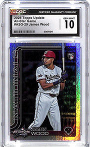 2025 Topps Update James Wood All Star Game Rookie RC CGC 10 National