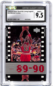 1998-99 Upper Deck MJ Living Legend Michael Jordan #34 CGC 9.5 Bulls