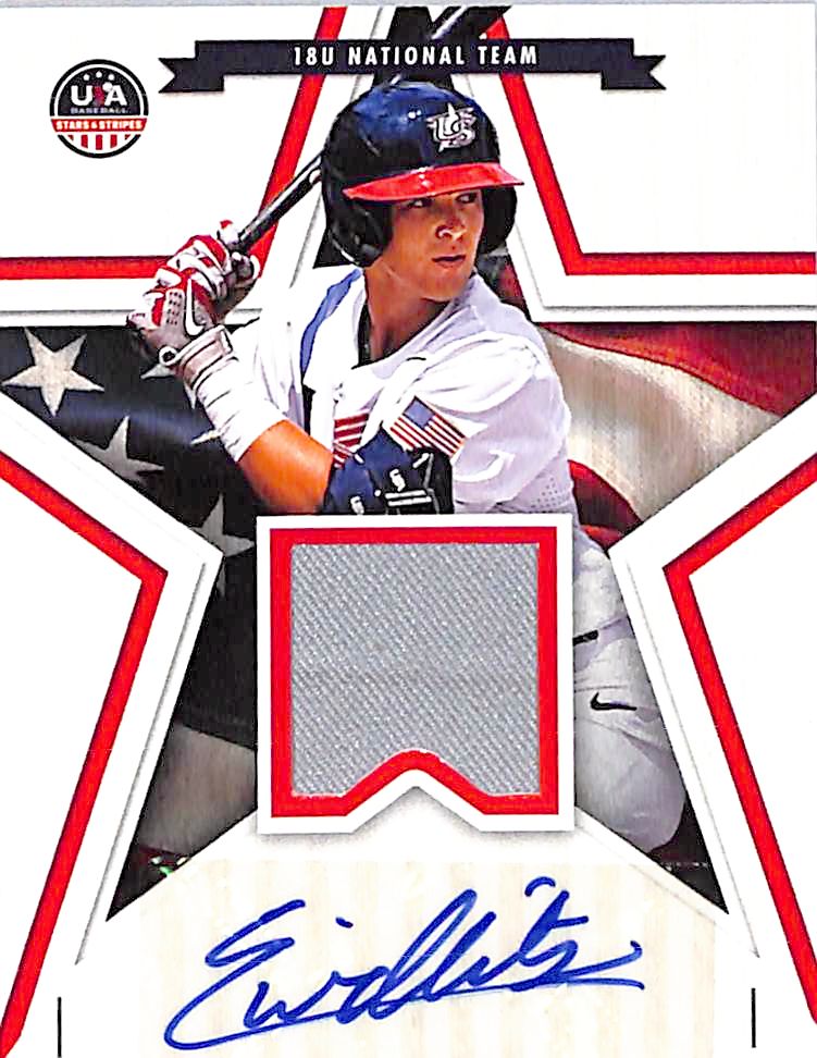 2025 USA Stars and Stripes Eli Willits Auto Autograph Rookie RC Patch