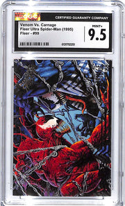 1995 Fleer Ultra Spiderman Venom vs Carnage #99 CGC 9.5