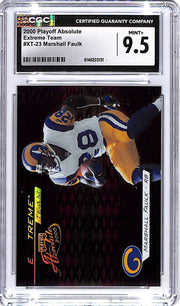 2000 Playoff Absolute Marshall Faulk Extreme Team CGC 9.5 Rams