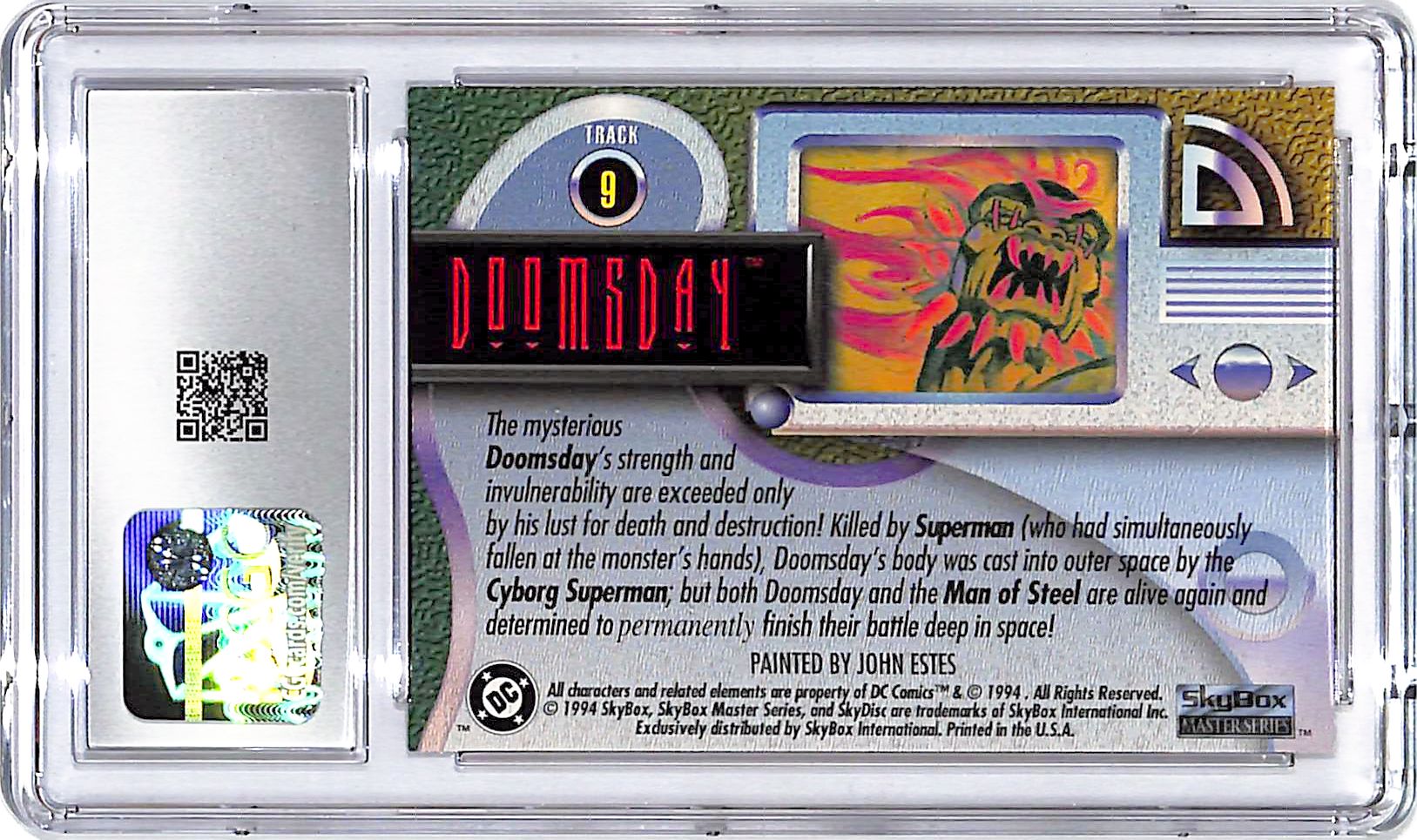 1994 Skybox DC Master Series Doomsday #9 CGC 10