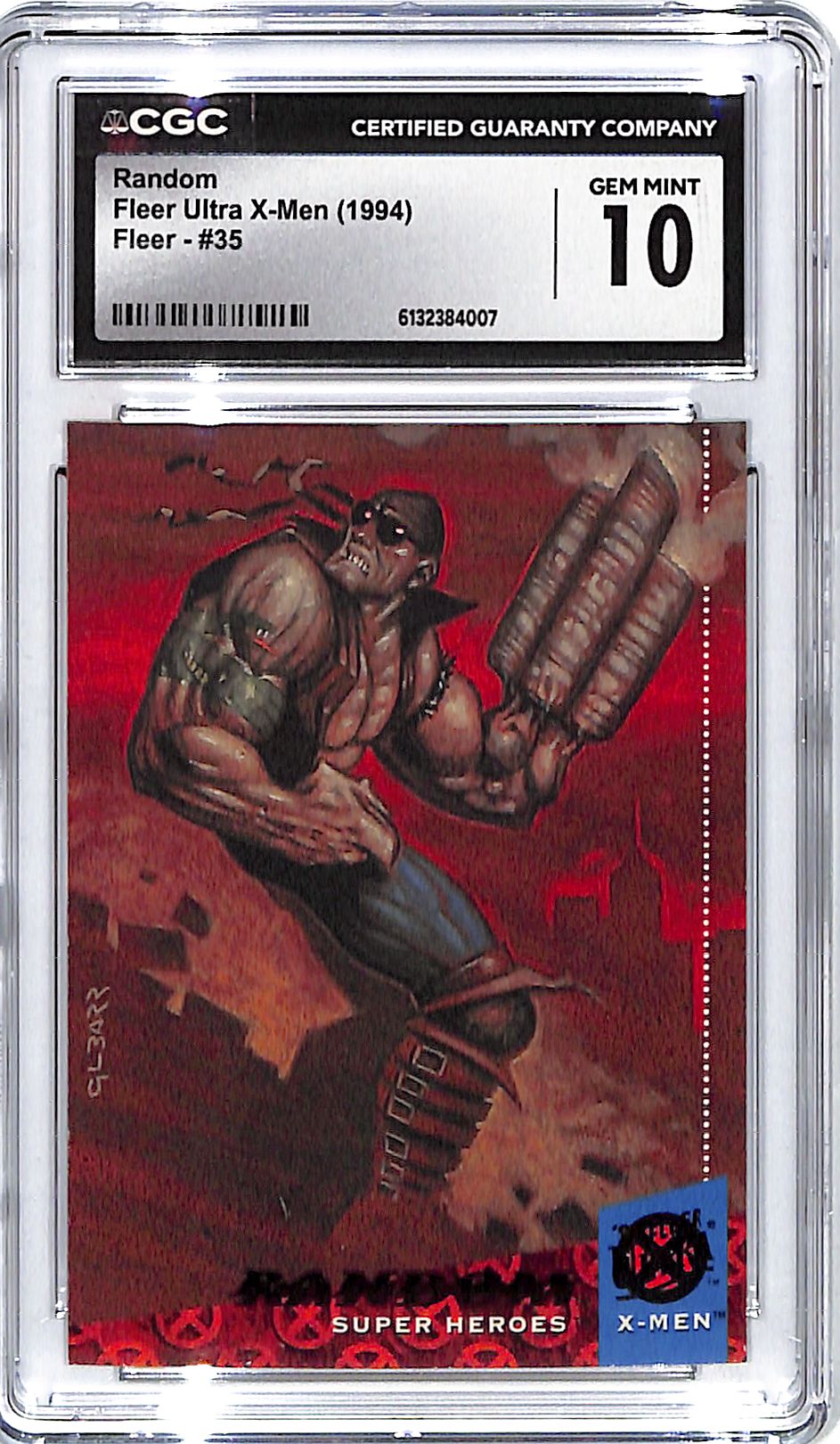 1994 Random Man Fleer Ultra X-Men #35 CGC Gem Mint 10