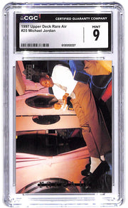 1997 Michael Jordan Upper Deck Rare Air #25 CGC Mint 9