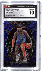 2022-23 Select Shai Gilgeous-Alexander Blue Scope /249 CGC 10 Thunder