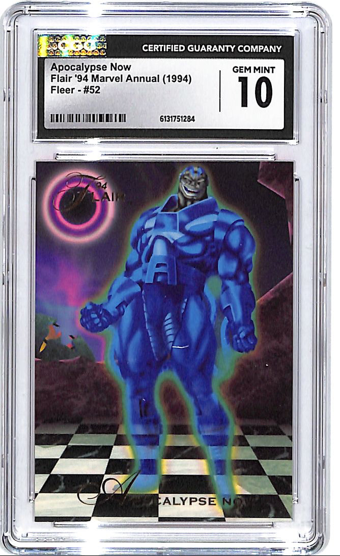 1994 Fleer Flair 94 Marvel Annual Apocalypse Now #52 CGC 10