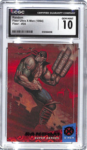 1994 Random Man Fleer Ultra X-Men #35 CGC Gem Mint 10