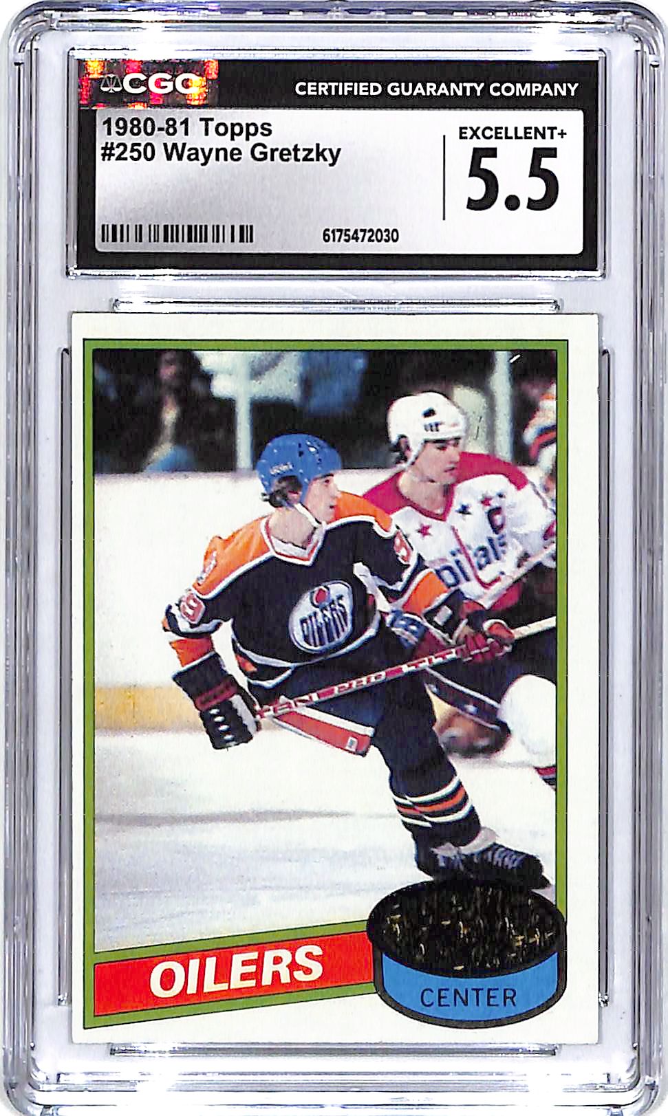 1980-81 Topps Wayne Gretzky #250 CGC 5.5 Oilers