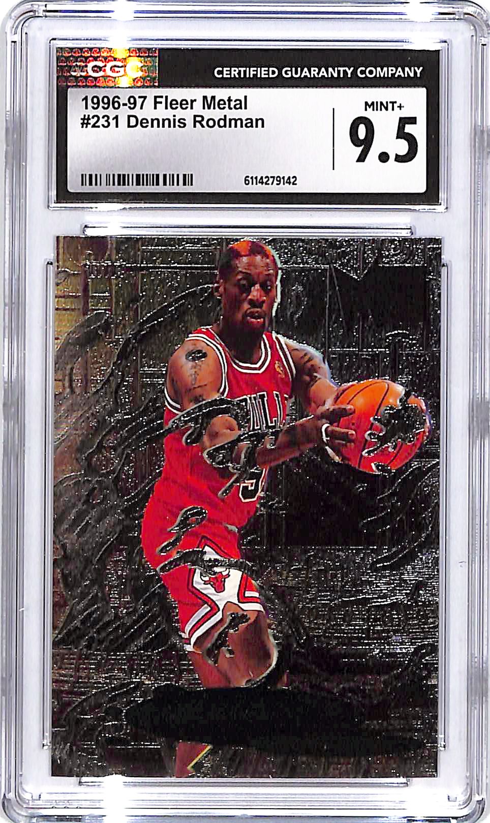 1996-97 Fleer Metal Dennis Rodman #231 CGC 9.5 Bulls