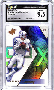 2000 SPx Peyton Manning Sample CGC 9.5 Colts
