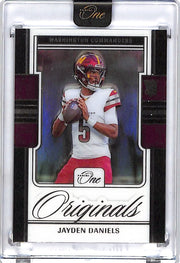 2024 Panini One Jayden Daniels Originals Rookie RC Commanders