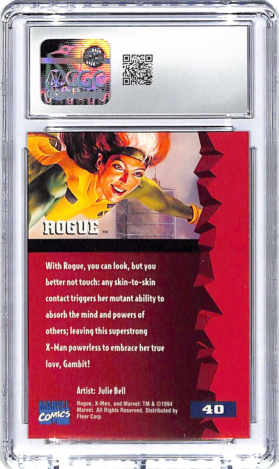 1994 Rogue Man Fleer Ultra X-Men '95 #40 CGC Gem Mint 10