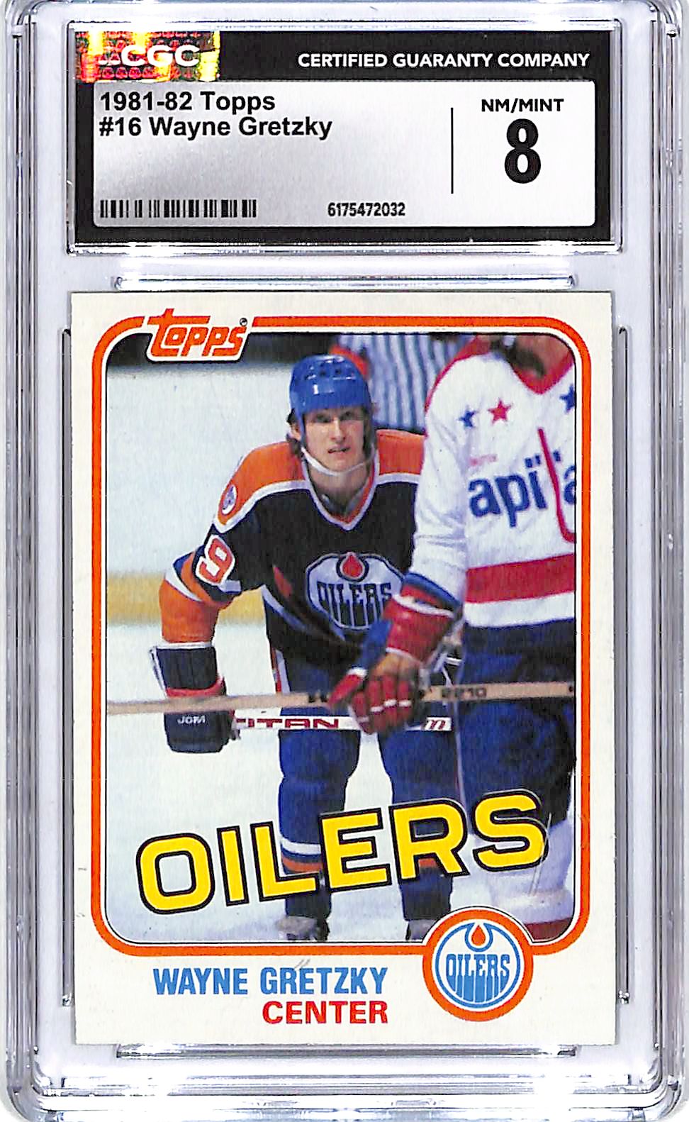 1981-82 Topps Wayne Gretzky #16 CGC 8 Oilers
