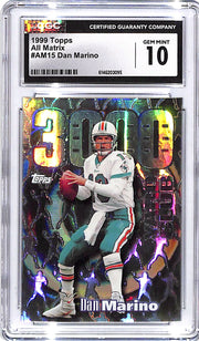 1999 Topps Dan Marino All Matrix CGC 10 Dolphins