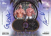 2025 Topps Universe WWE Grayson Waller Austin Theory Auto Autograph Patch Relic /99
