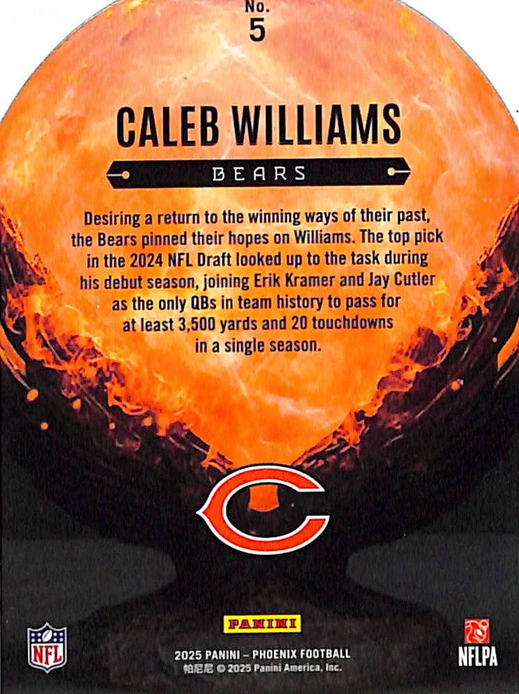 2025 Phoenix Caleb Williams Resurgent #5 Bears