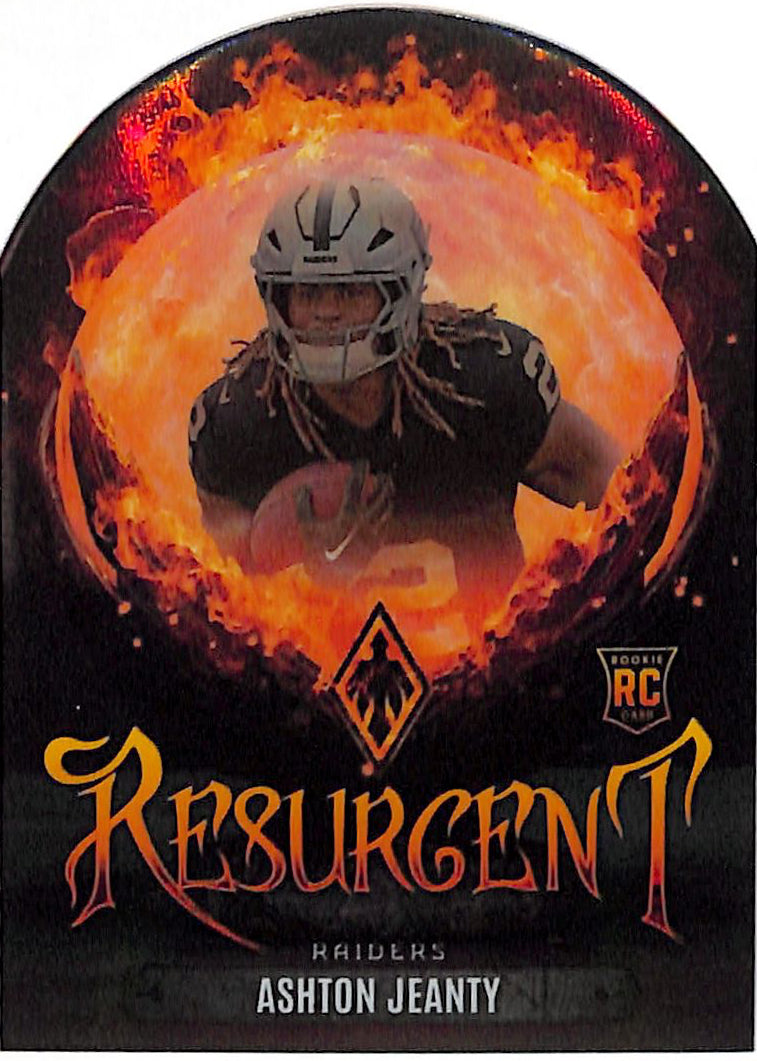 2025 Phoenix Ashton Jeanty Resurgent Rookie RC #14 Raiders