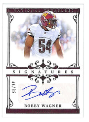 2025 National Treasures Bobby Wagner Auto Autograph Signatures /99 Commanders
