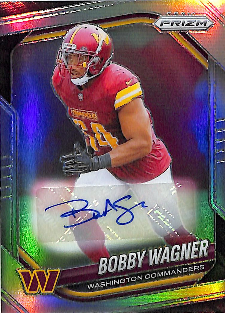 2025 Prizm Bobby Wagner Auto Autograph Silver Commanders