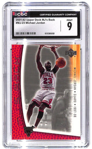2001-2002 Michael Jordan Upper Deck MJ's Back #MJ-23 CGC Mint 9