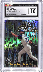 2000 Topps Ken Griffey Jr Own The Game CGC 10 Mariners