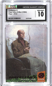 1994 Fleer Ultra X-Men Professor X #102 CGC 10