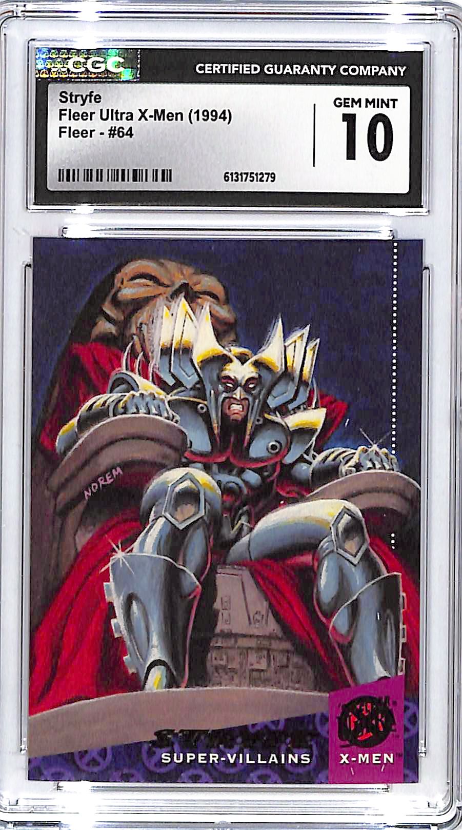 1994 Fleer Ultra X-Men Stryfe #64 CGC 10