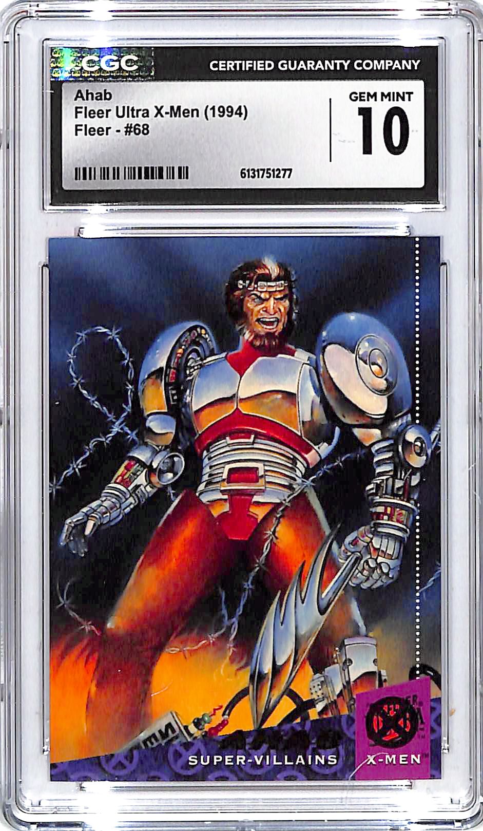 1994 Fleer Ultra X-Men Ahab #68 CGC 10