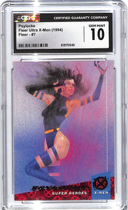 1994 Fleer Ultra X-Men Psylocke #7 CGC 10