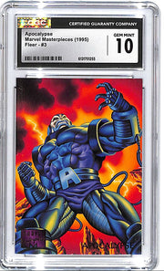 1995 Fleer Marvel Masterpiece Apocalypse #3 CGC 10