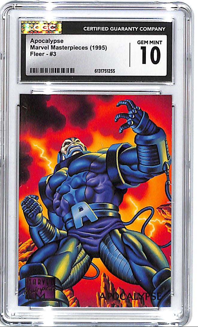 1995 Fleer Marvel Masterpiece Apocalypse #3 CGC 10