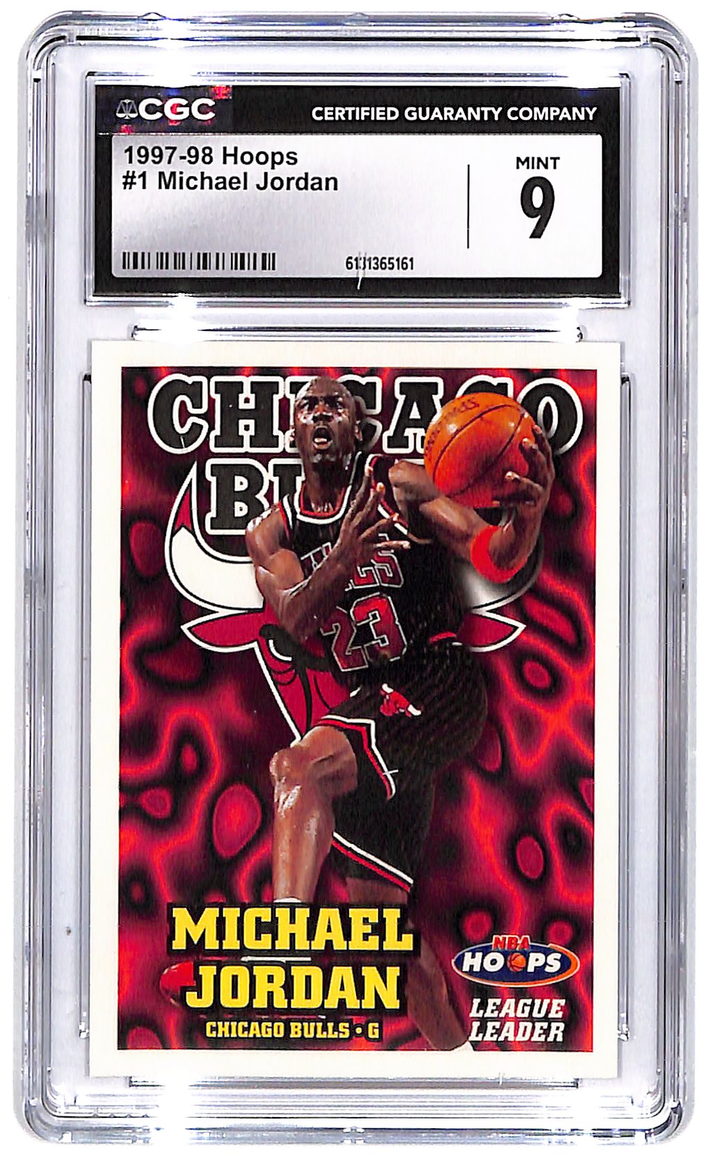 1997-99 Michael Jordan Hoops #1 CGC Mint 9