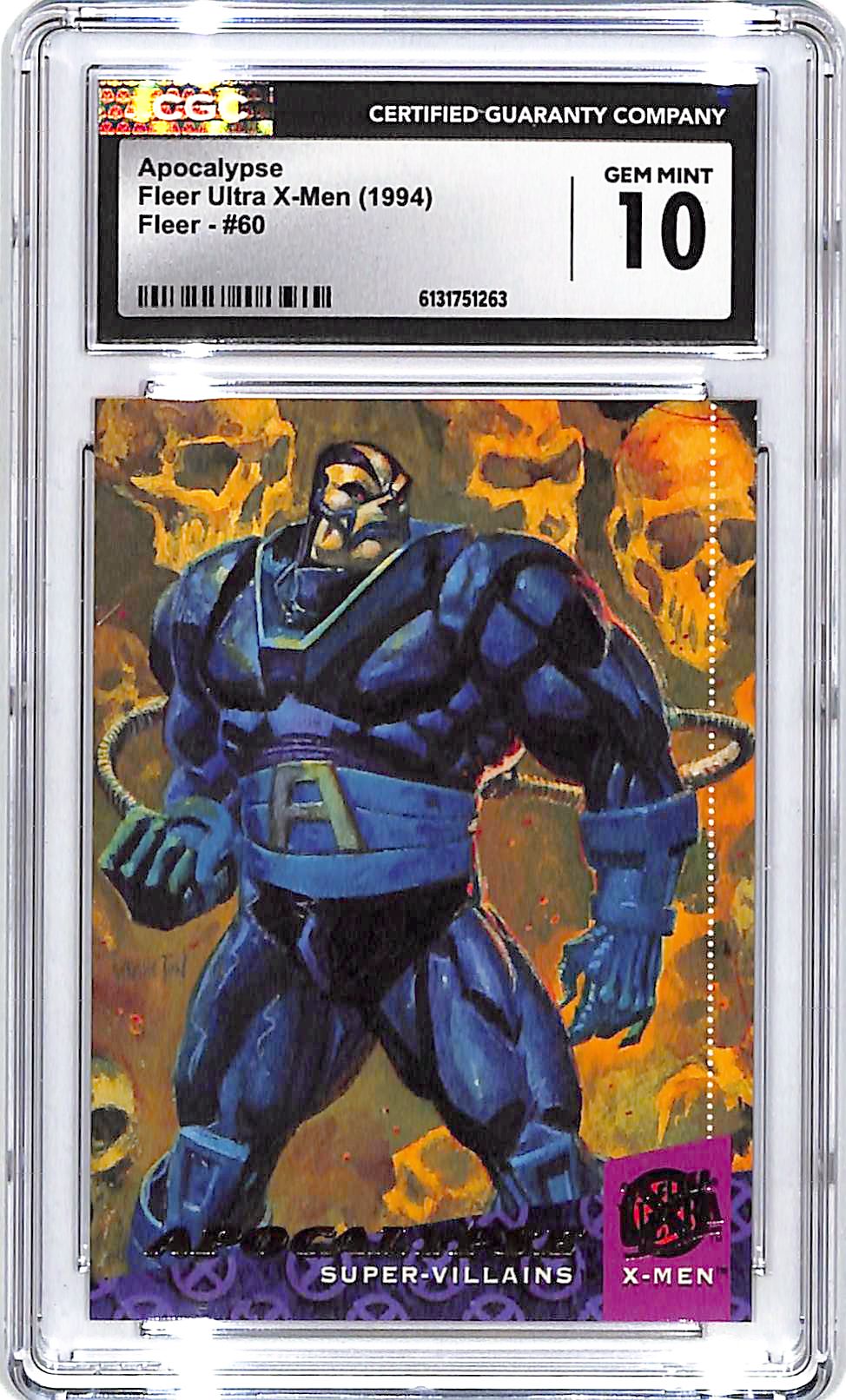 1994 Fleer Ultra X-Men Apocalypse #60 CGC 10