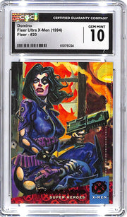 1994 Fleer Ultra X-Men Domino #20 CGC 10