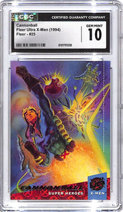1994 Fleer Ultra X-Men Cannonball #25 CGC 10