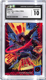 1994 Fleer Ultra X-Men Gambit #4 CGC 10
