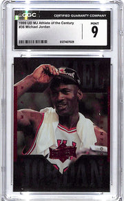 1999 UD MJ Athlete of the Century Michael Jordan #36 CGC 9 Bulls