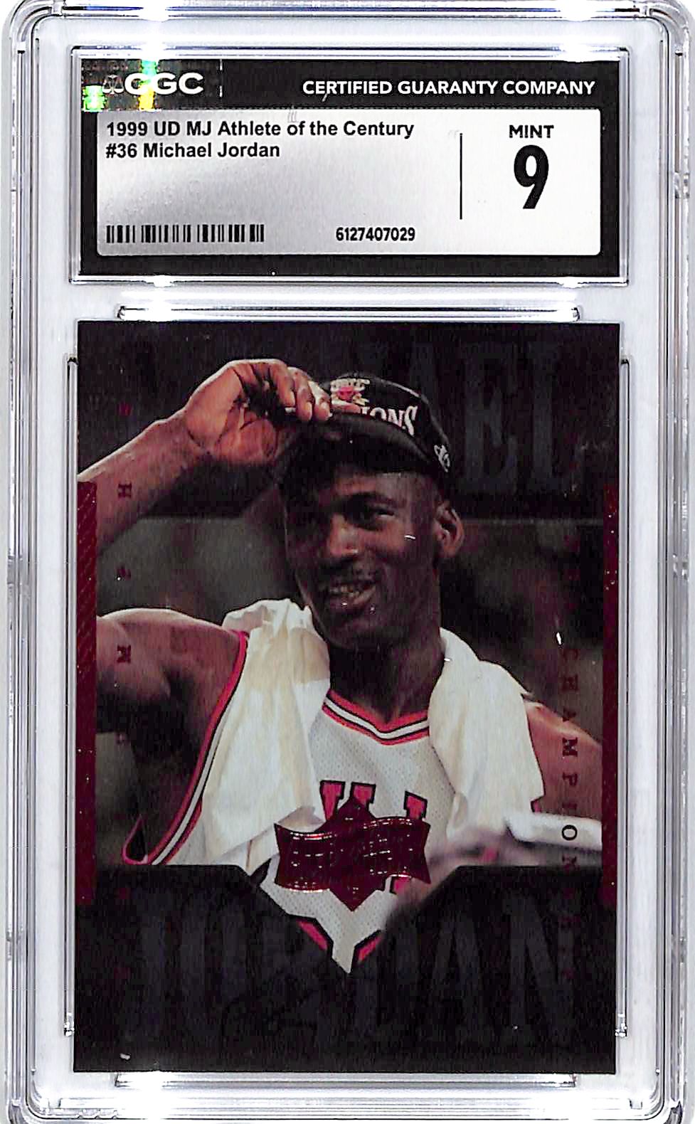 1999 UD MJ Athlete of the Century Michael Jordan #36 CGC 9 Bulls