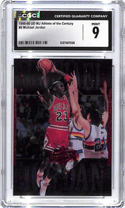 1999 UD MJ Athlete of the Century Michael Jordan #9 CGC 9 Bulls